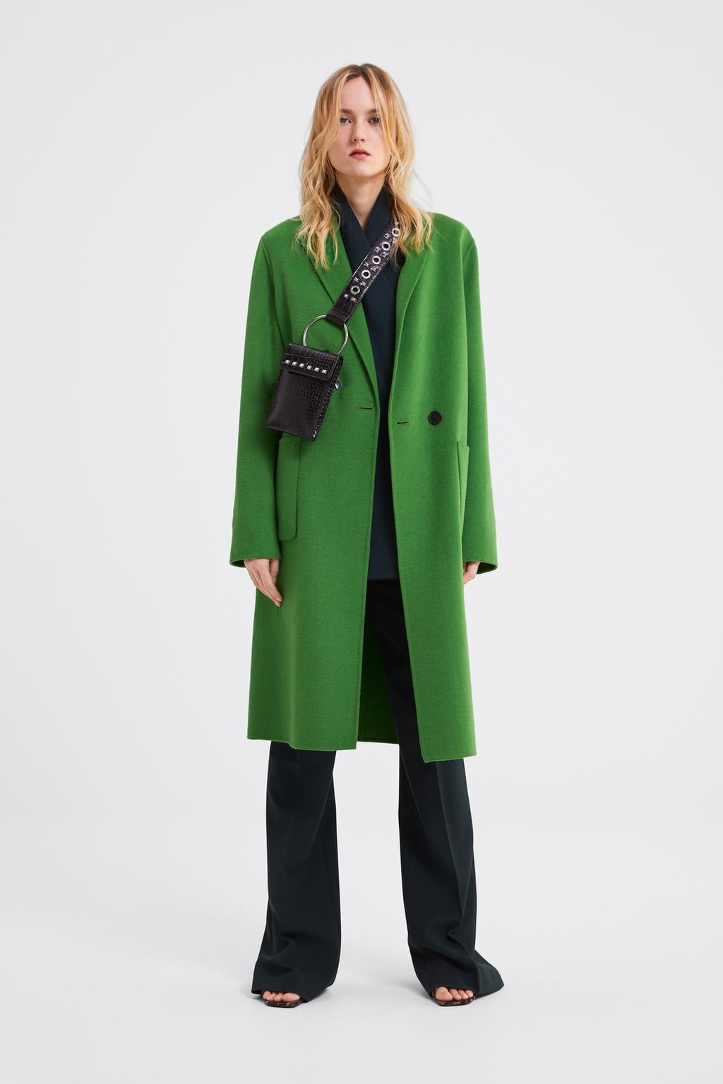 Image 1 of LONG MASCULINE COAT from Zara