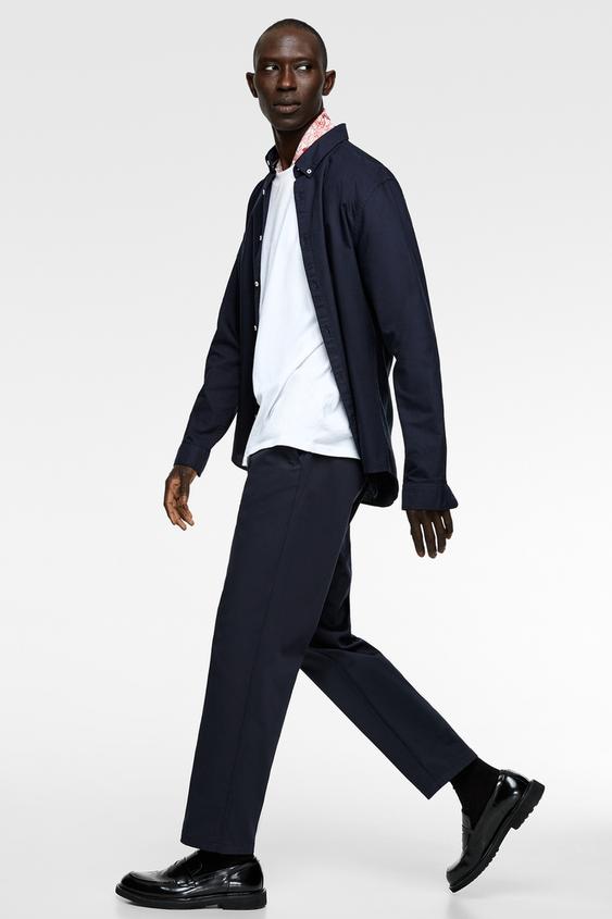 Textured Oxford Shirt Collection All Time Man Corner Shops Sale