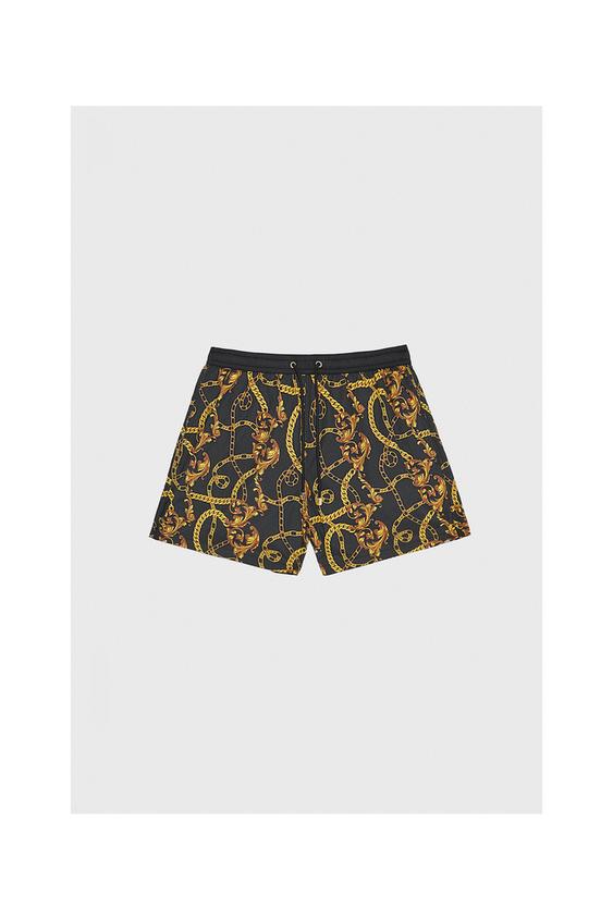 baroque print swimming trunks