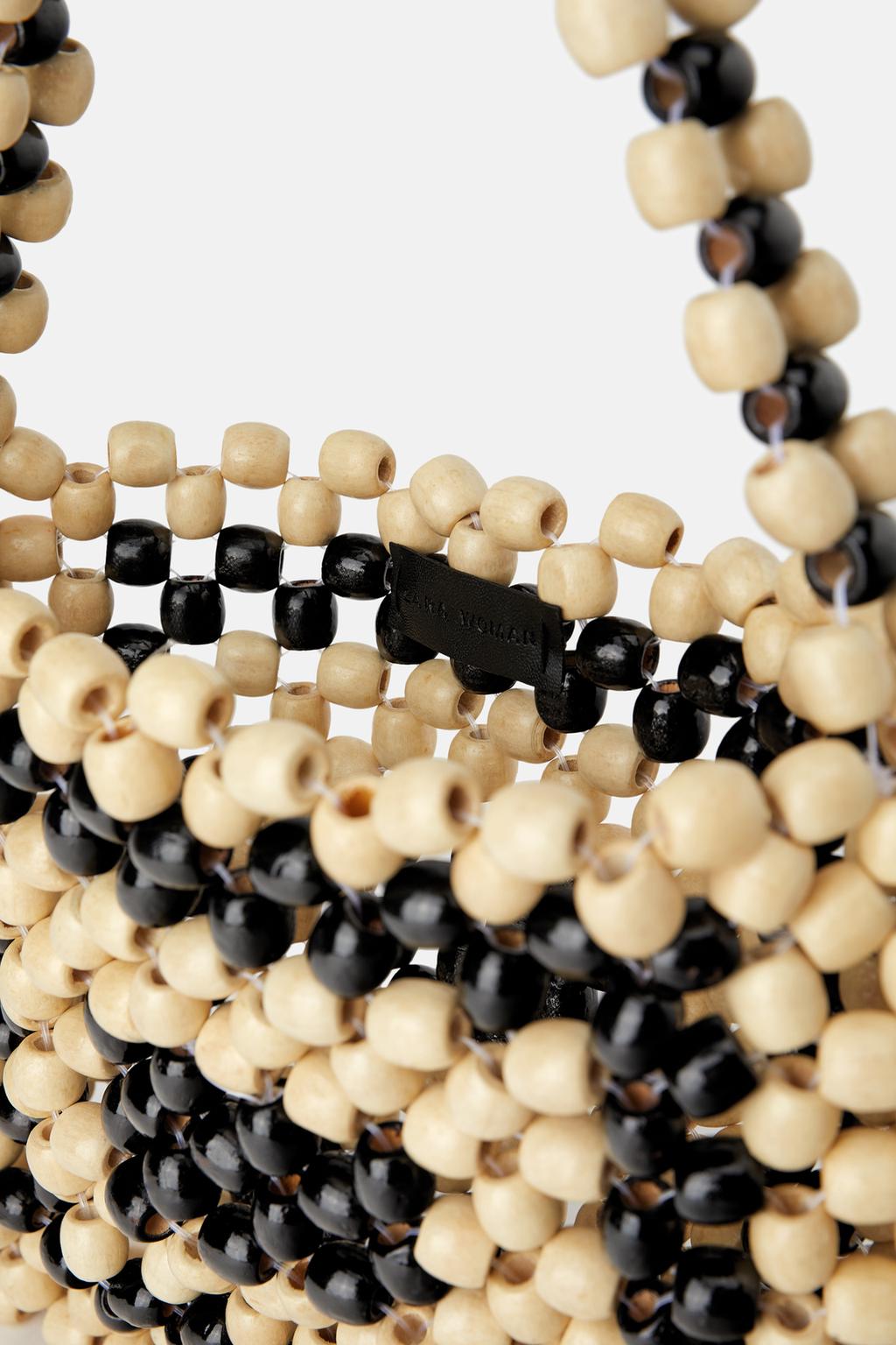 ZdjÄcie 5 TORBA LISTONOSZKA Z KORALIKÃW z Zara