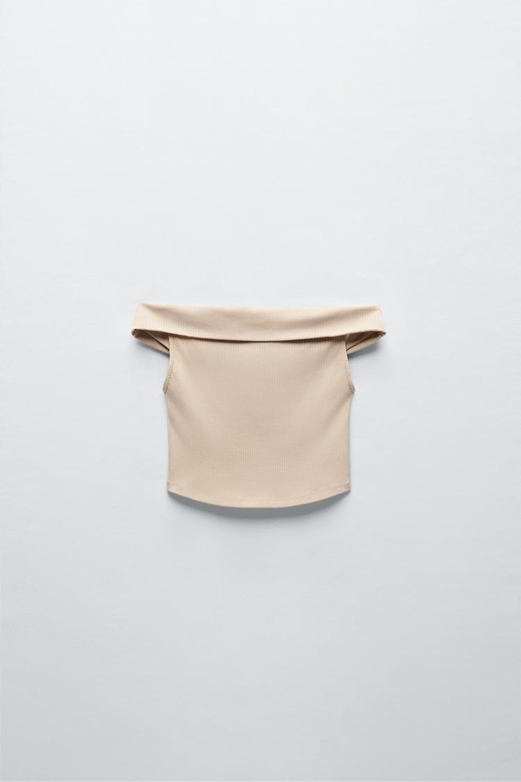 Maglietta Spalla Scoperta Zara Italia Italy