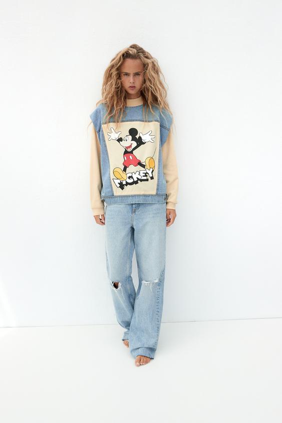 ミッキーマウス C ディズニー コンビフーディ Zara Japan 日本 ミッキーマウス C ディズニー コンビフーディ Zara Japan 日本
