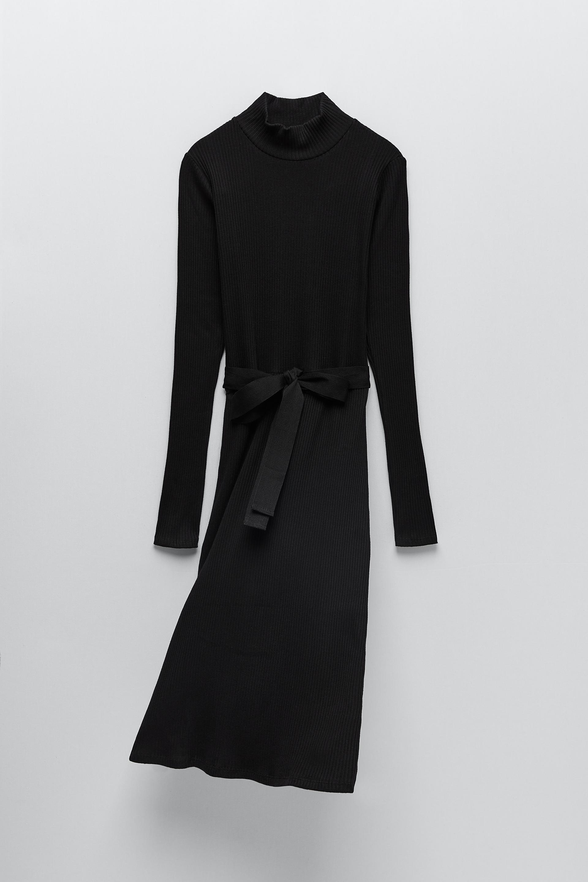 ベルト付きリブ地ワンピース Zara Japan 日本