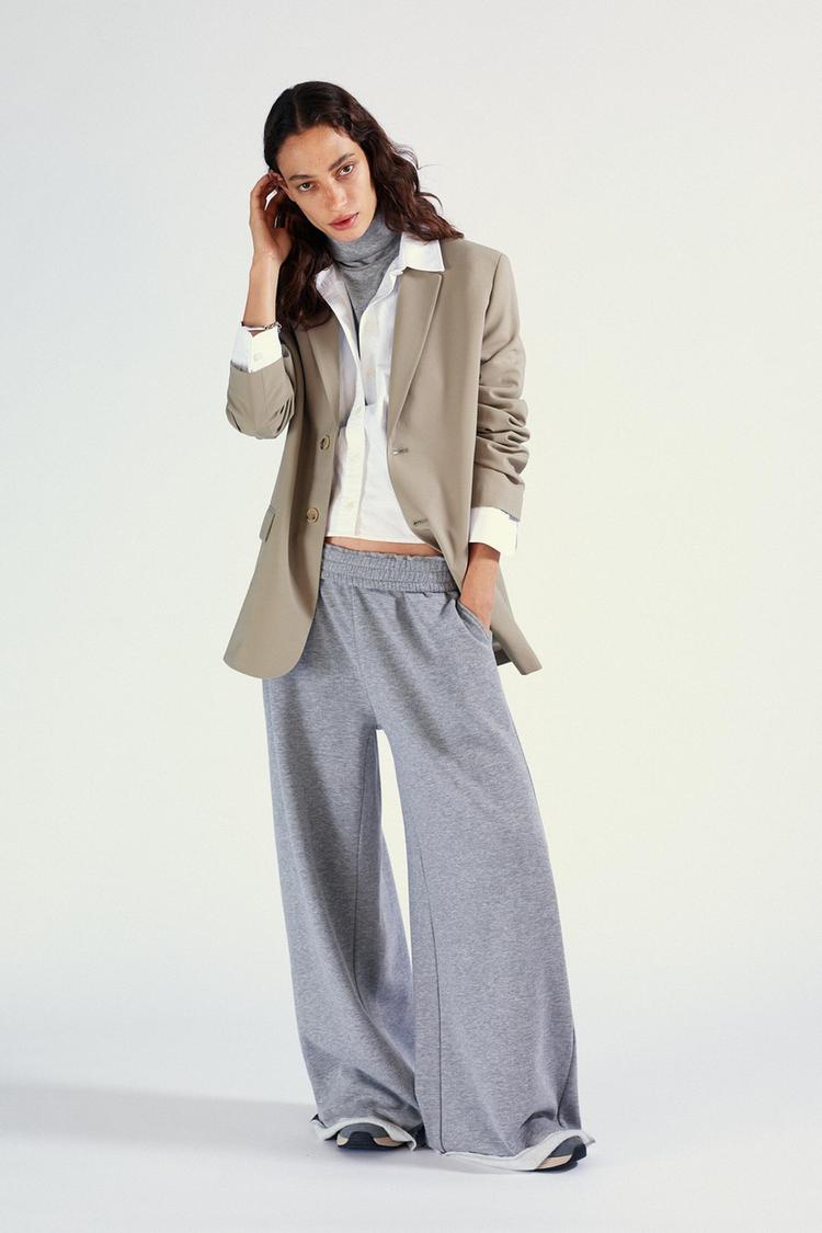 Genis Paca Jogging Pantolon Zara Turkiye Turkey