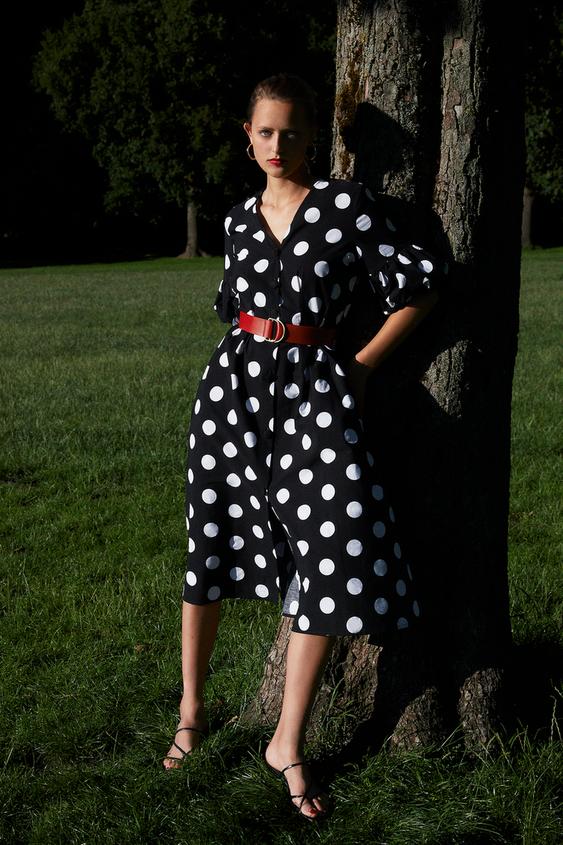 Damen Kleider Mit Punkten Zara Deutschland