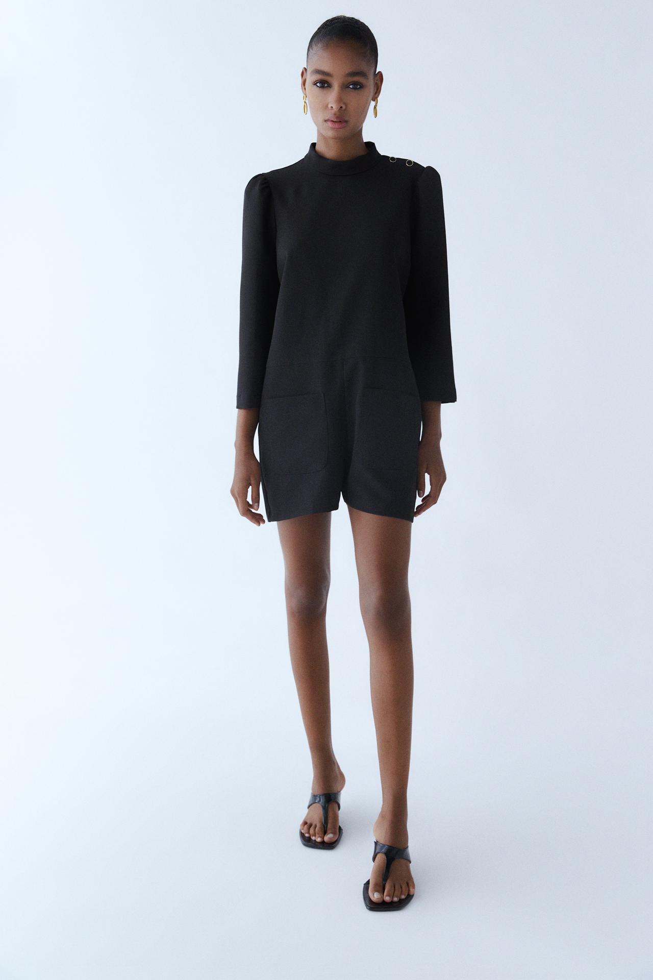 Image 1 of PLAYSUIT WITH POCKETS from Zara