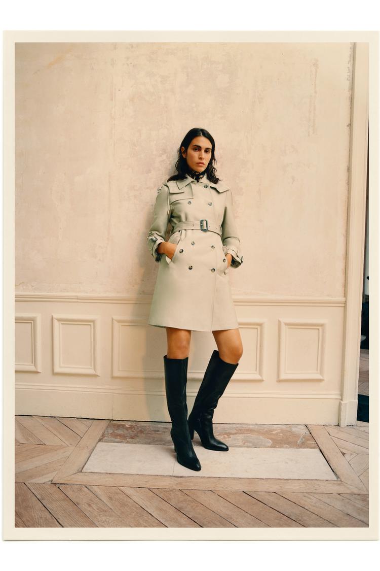 Water Resistant Trench Coat Zara United States