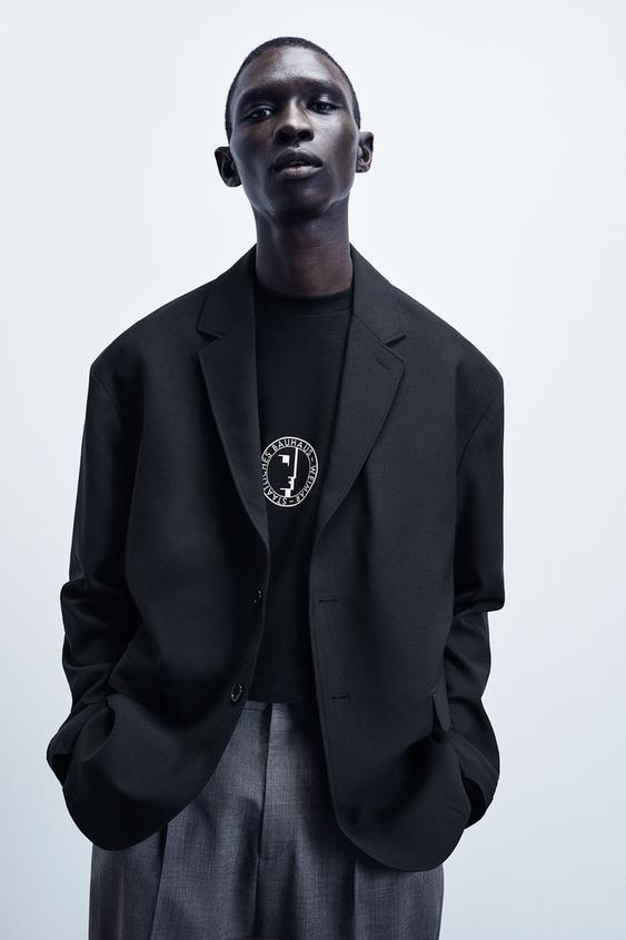 Oversize Blazer Takim Zara Turkiye Turkey