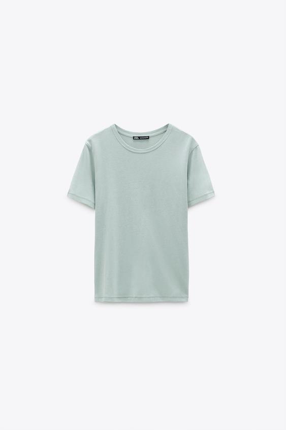 BASIC COTTON T-SHIRT TRF