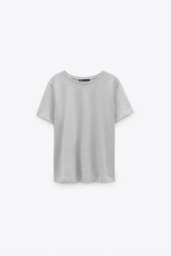 BASIC COTTON T-SHIRT TRF