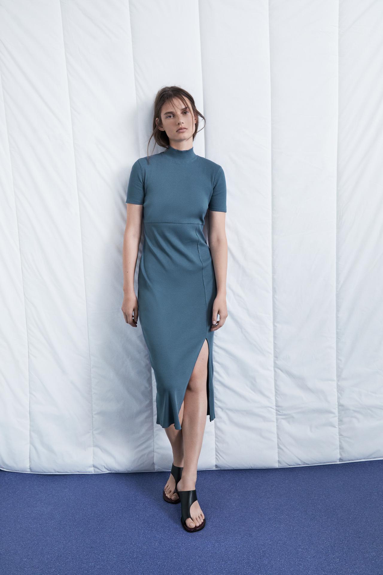 Image 1 of RIBBED DRESS from Zara