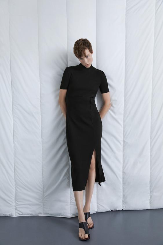 リブ編みワンピース Zara Japan 日本
