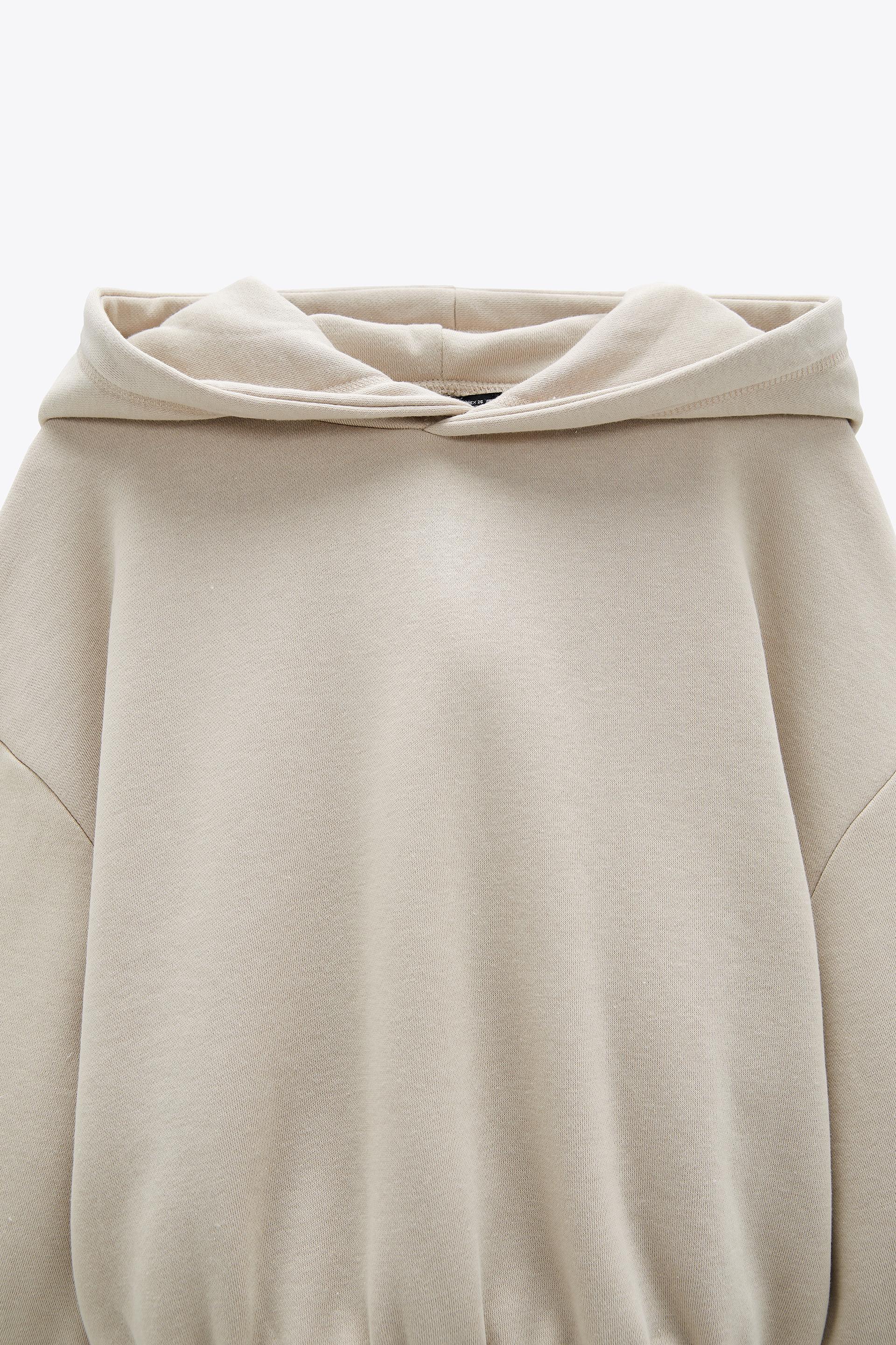 zara lilac moletom com capuz