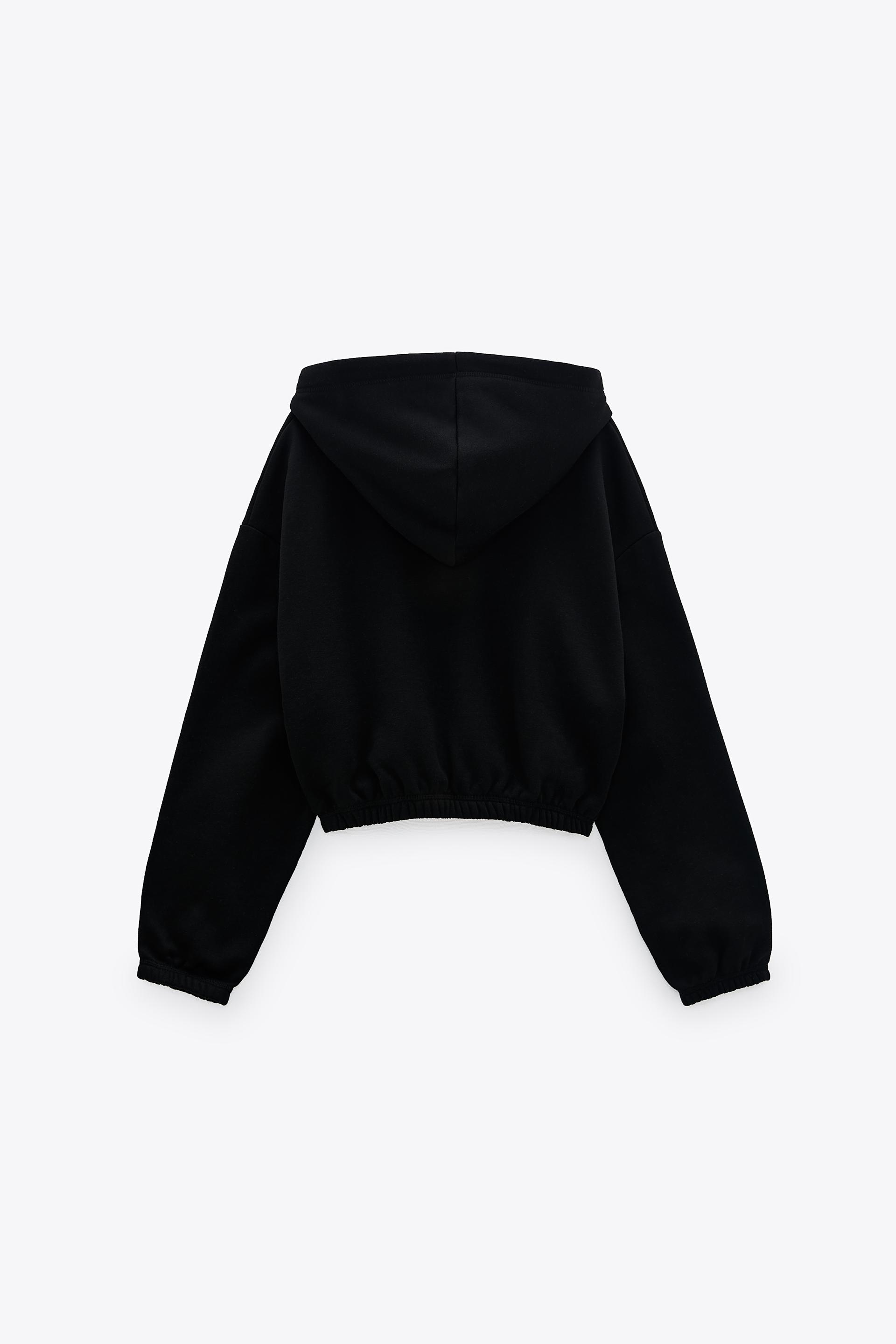 zara cropped pullover