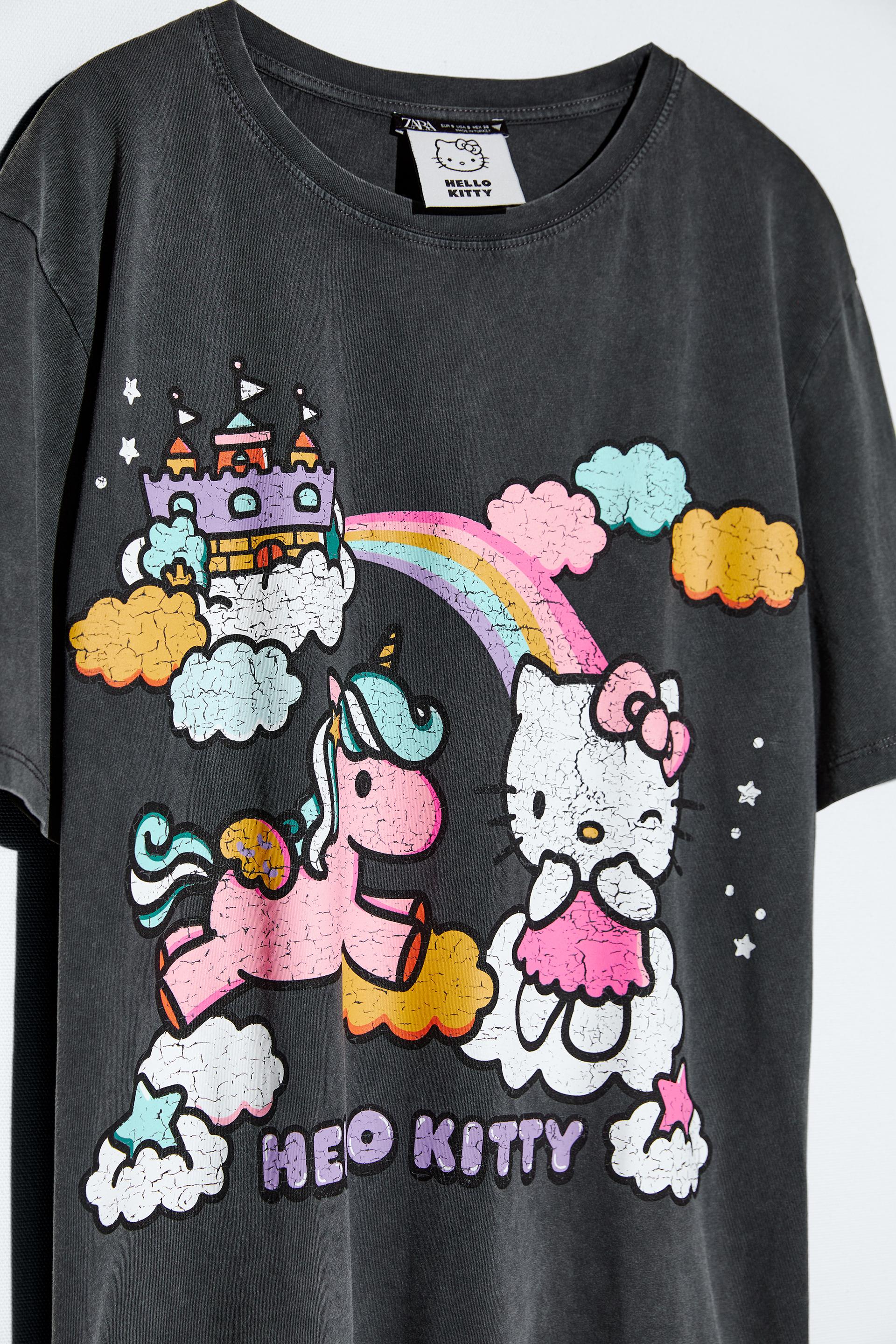Hello Kitty C Sanrio T Shirt Trf Zara United States