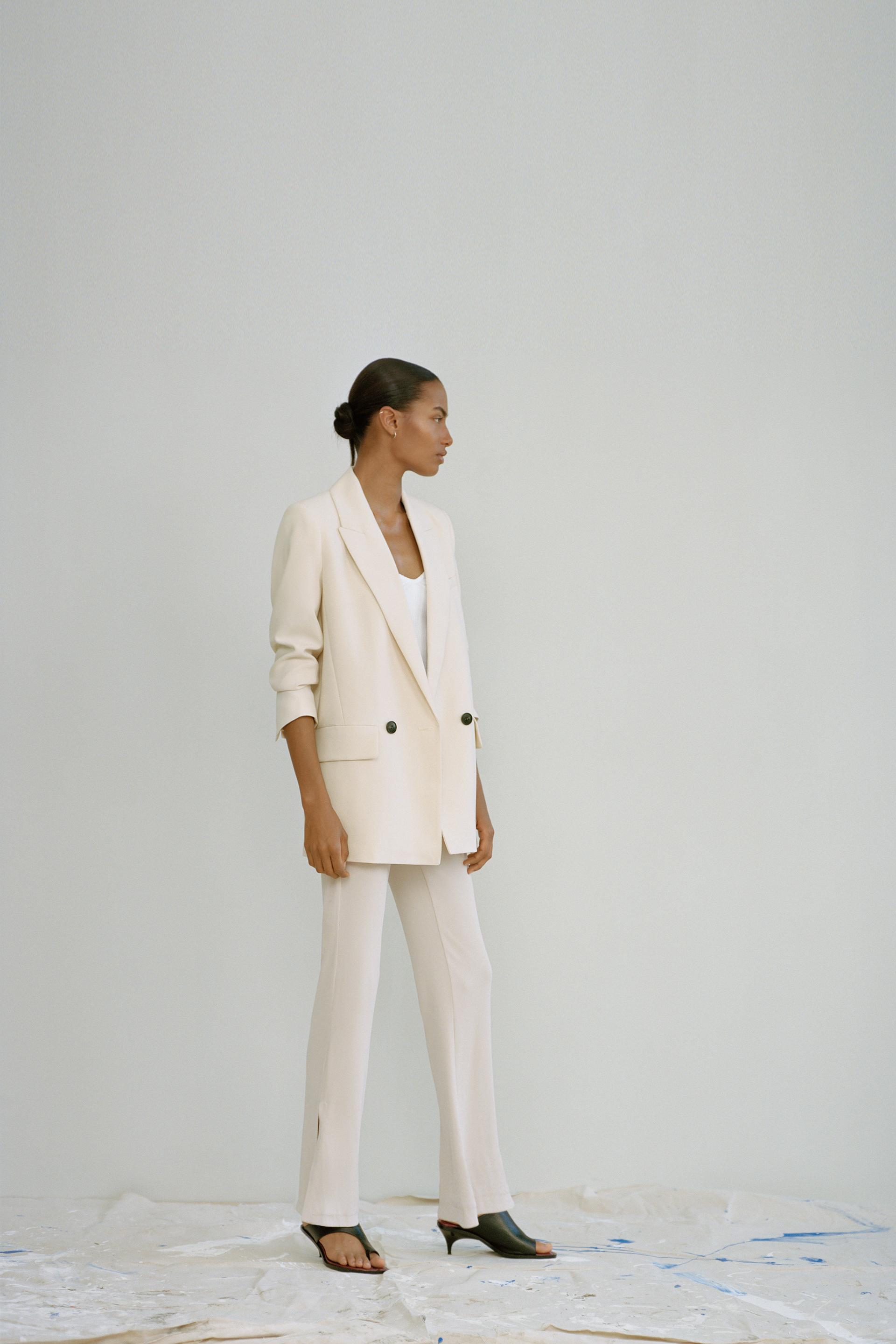 Loose fitting blazer trf Clearance