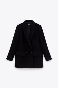 Blazer zara negra clearance