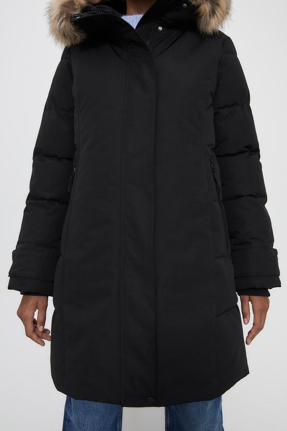 Women S Parka Coats Zara United Kingdom