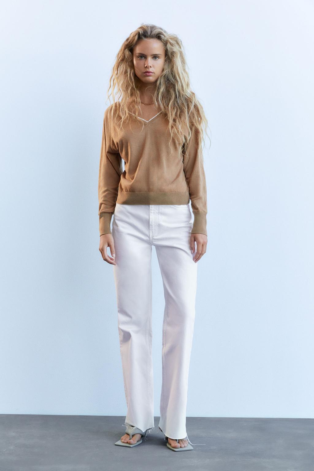 COMBINED KNIT SWEATER