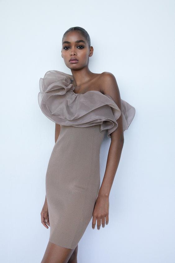 オフショルダーワンピース レディース Zara 日本