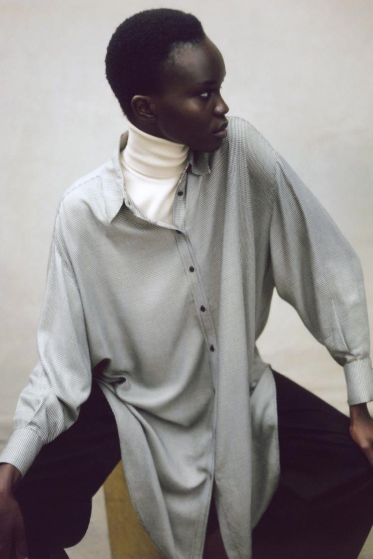 Langes Oversize Hemd Zara Deutschland Germany