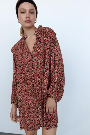 Damen Blumenkleider Online Sale Zara Deutschland