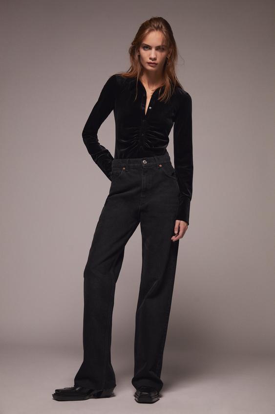 ブラックボディスーツ レディース Zara 日本