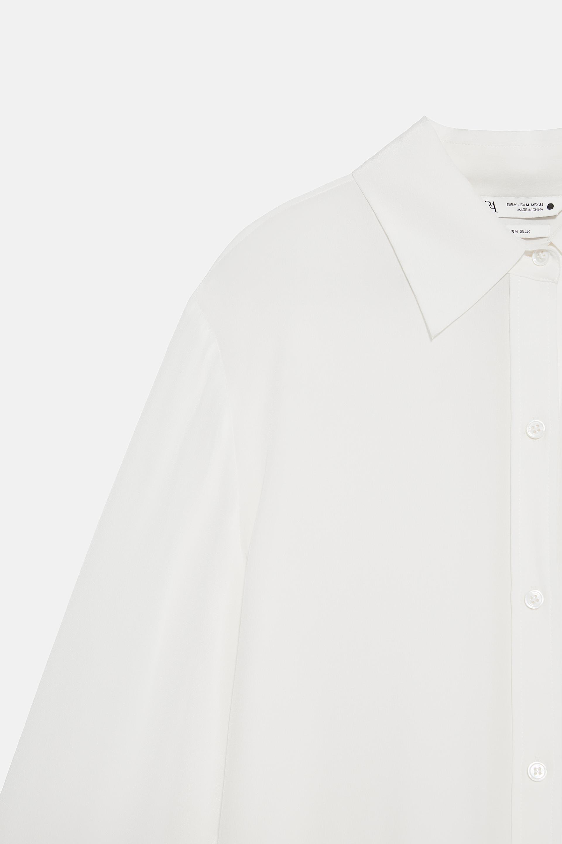 Fliessende Seidenbluse Zara Deutschland Germany