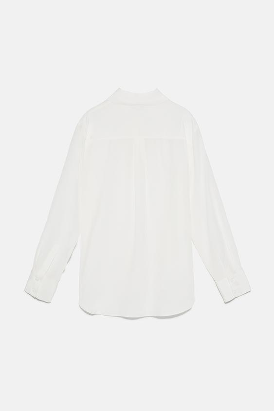 Fliessende Seidenbluse Zara Deutschland Germany