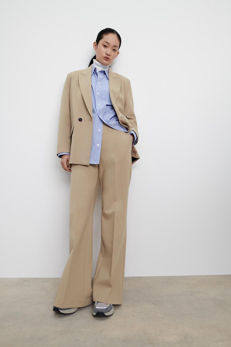 Double Breasted Oversized Blazer Zara Singapore