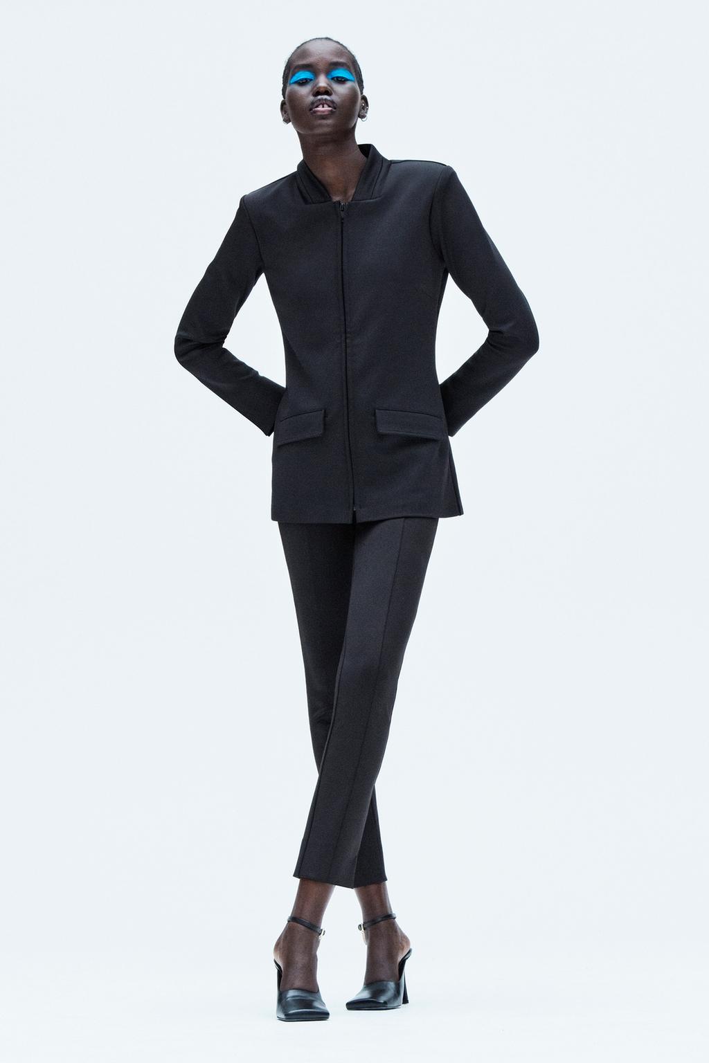 Zara NEOPRENE-EFFECT JACKET