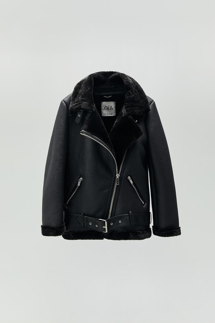 Double Faced Biker Jacket Zara United Kingdom