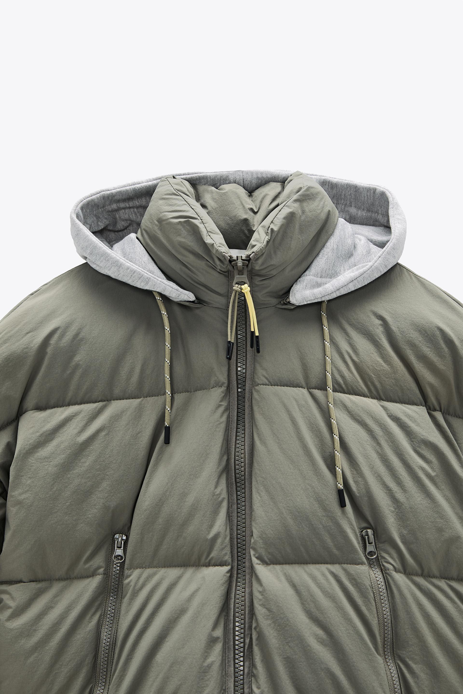 Limited edition jacket with water and wind protection zara Clearance