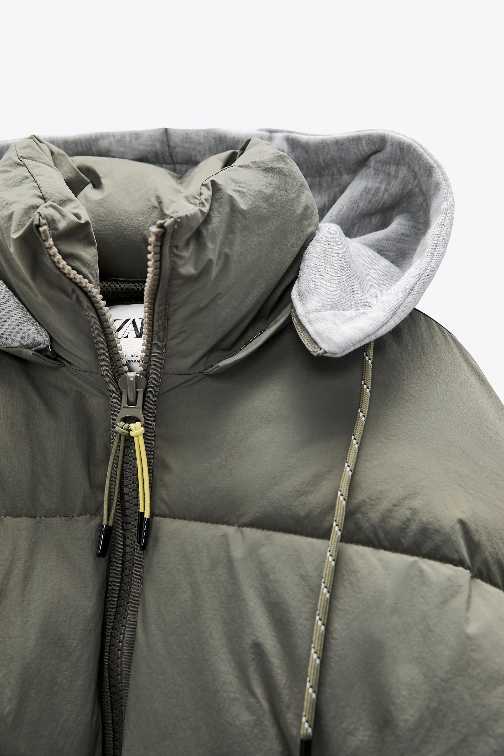 Limited edition jacket with water and wind protection zara Clearance