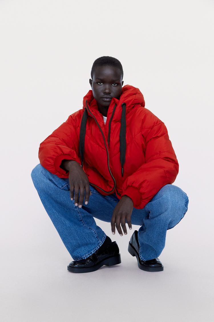 red denim jacket zara