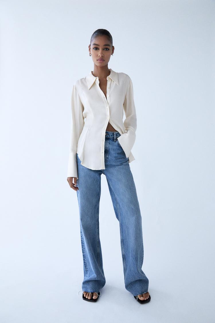 Hemd In Satinoptik Zara Deutschland Germany