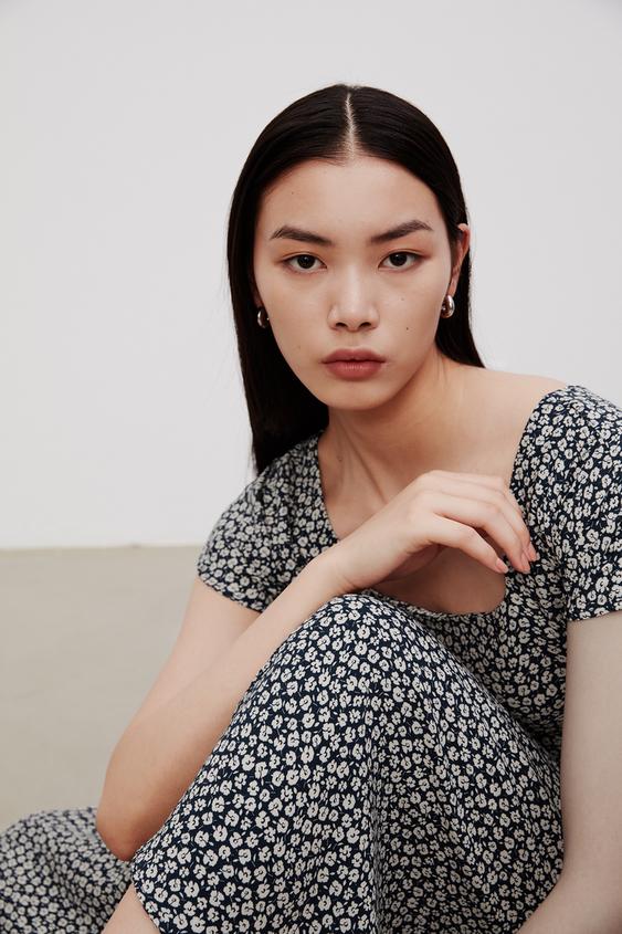 花柄ワンピース レディース Zara 日本