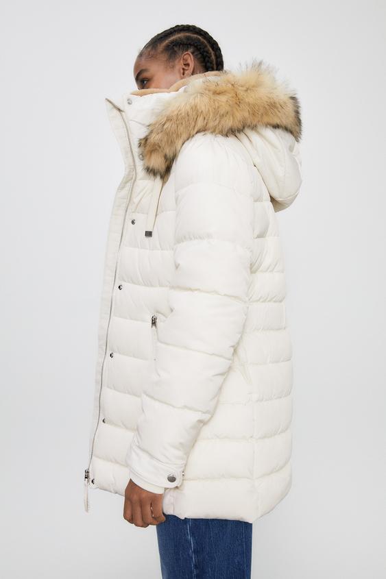 Women S Faux Fur Coats Online Sale Zara United Kingdom