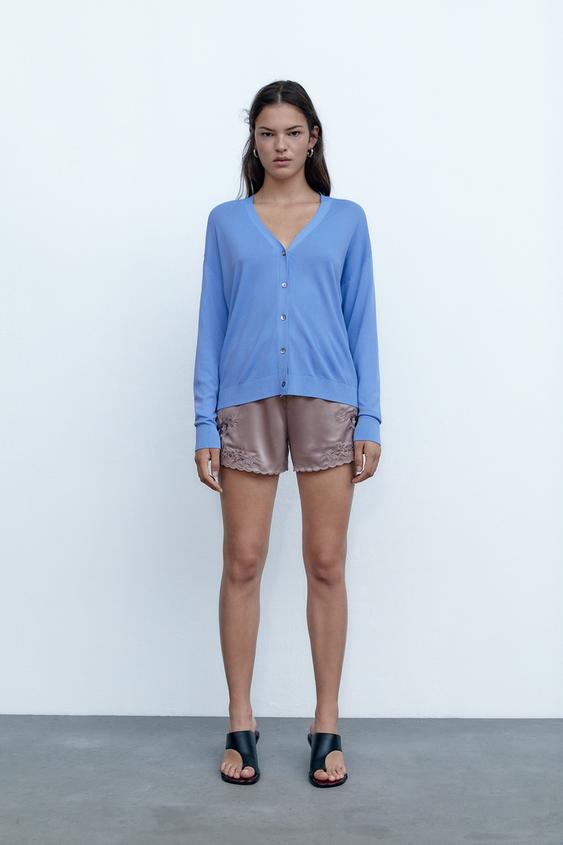 KNIT CARDIGAN WITH BUTTONS