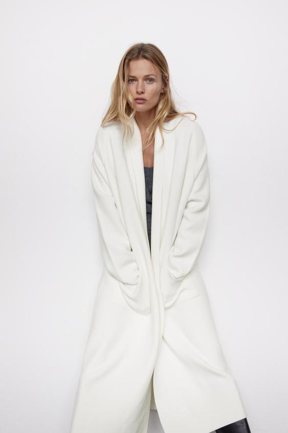 LONG KNIT COAT | ZARA Australia