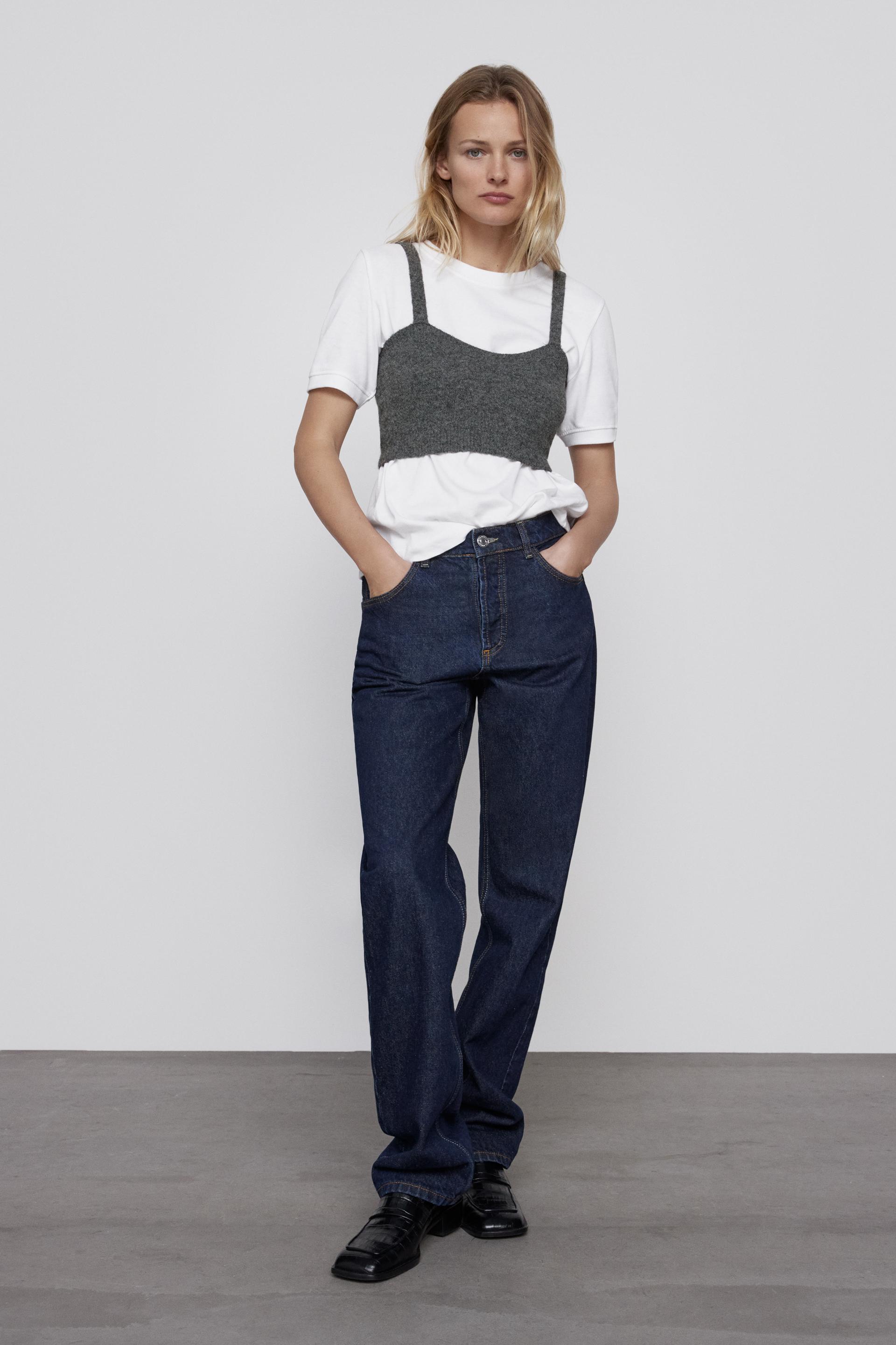 Soft Touch Knit Crop Top Zara International