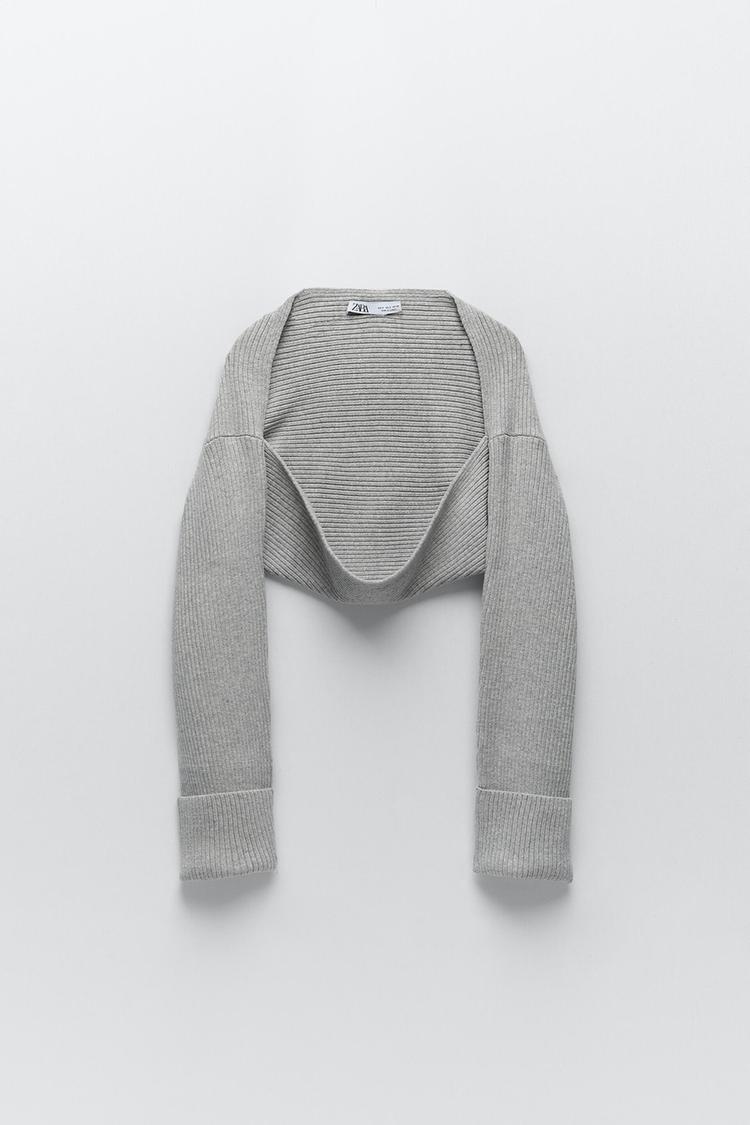 KNIT ARM WARMER SWEATER | ZARA 