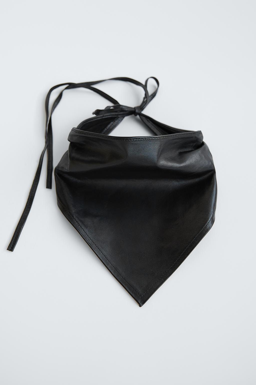 Zara LEATHER BANDANA