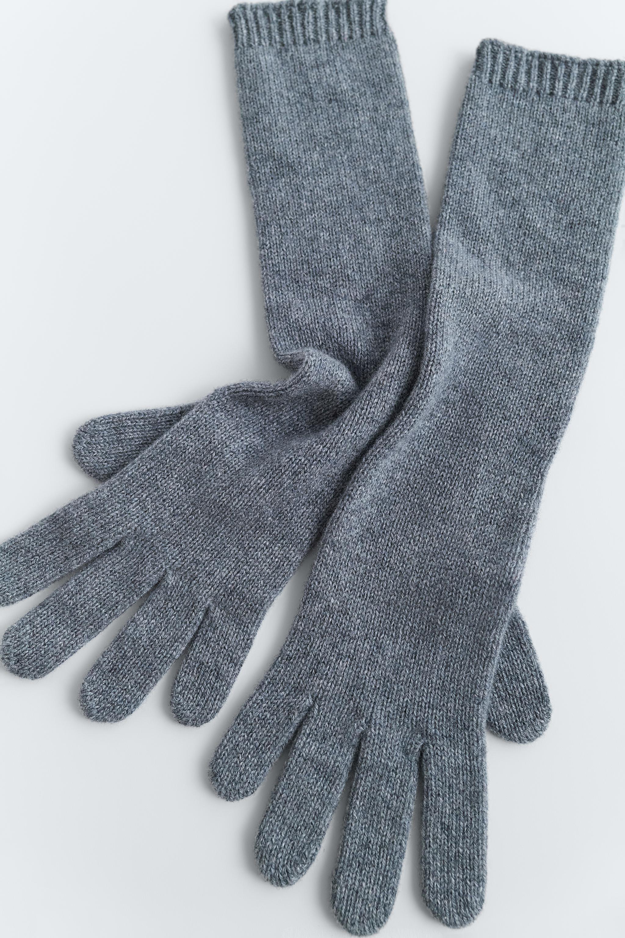 LONG CASHMERE GLOVES