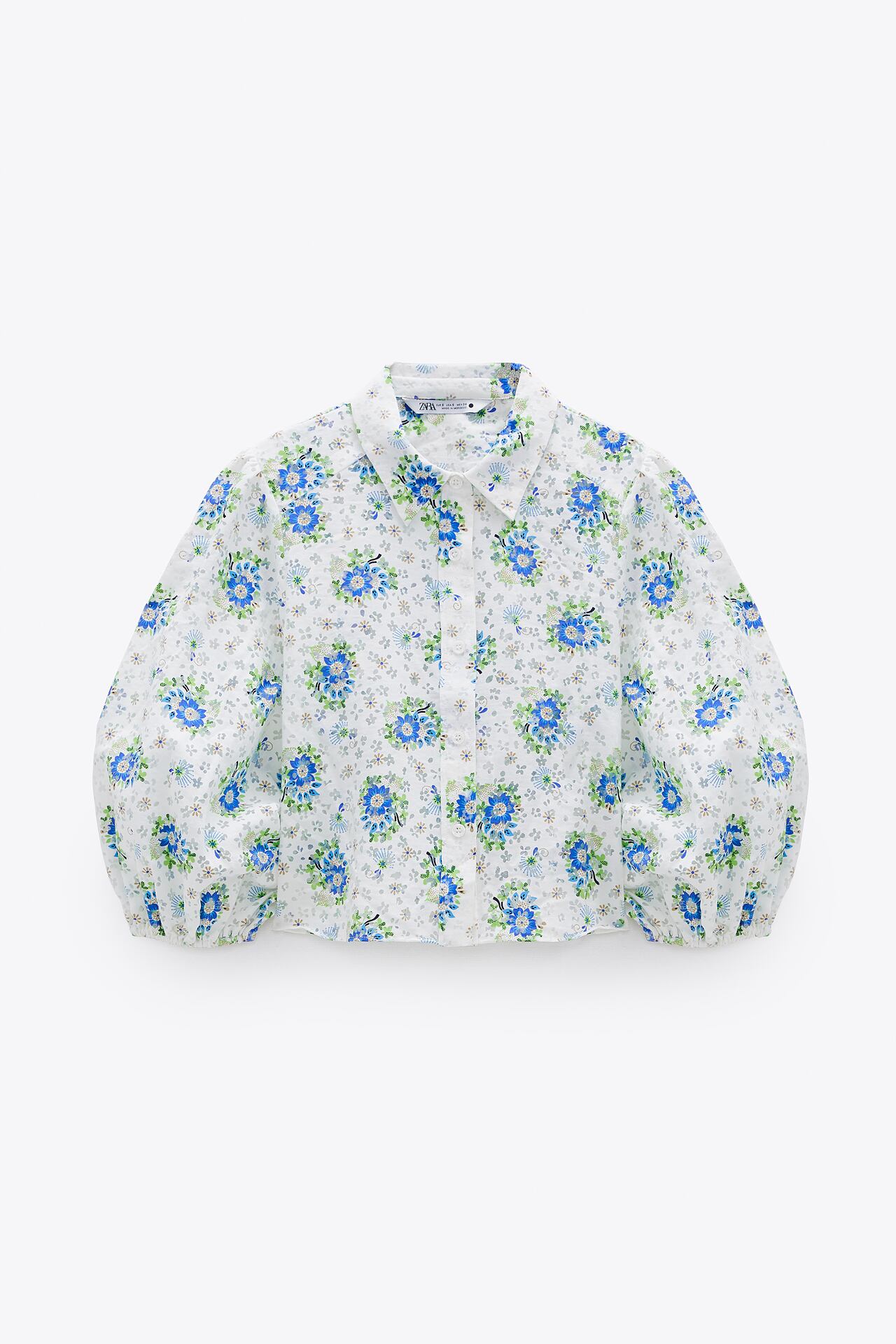 Image 1 of FLORAL PRINT BLOUSE from Zara