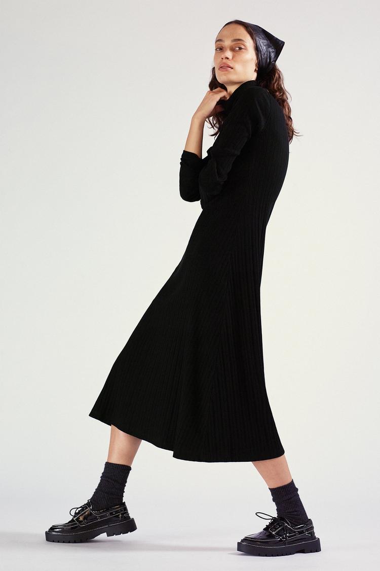 リブ編みワンピース Zara Japan 日本