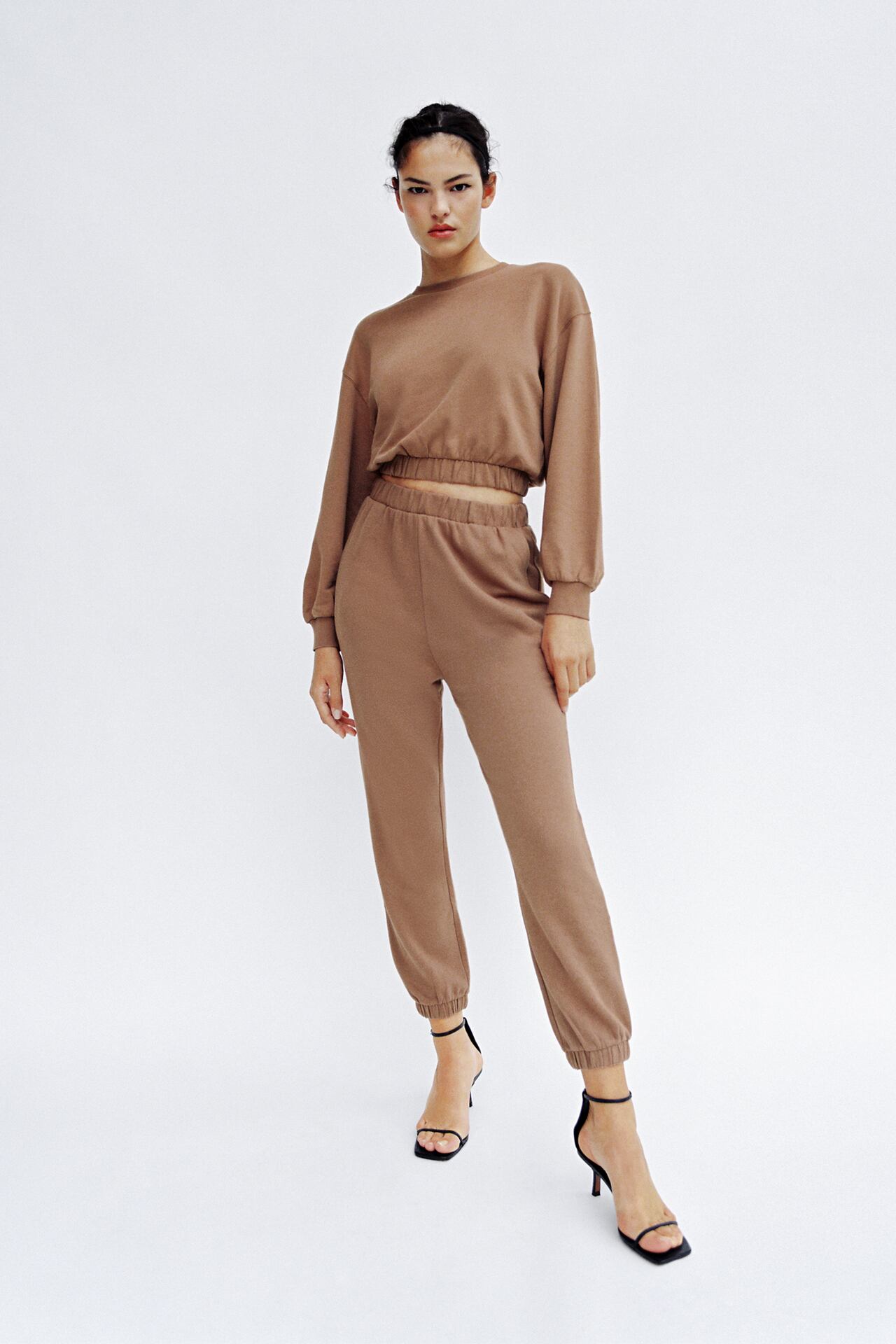 Image 1 of PLUSH JOGGING TROUSERS from Zara
