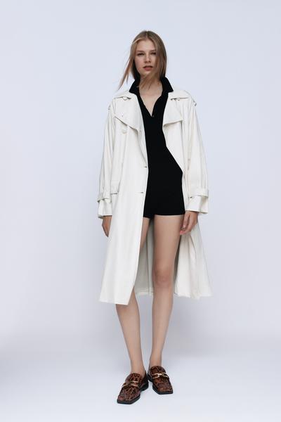 Faux Leather Trench Coat Zara Romania - Faux Leather Trench Coat Zara Faux Leather Trench Coat Zara Romania - Faux Leather Trench Coat Zara