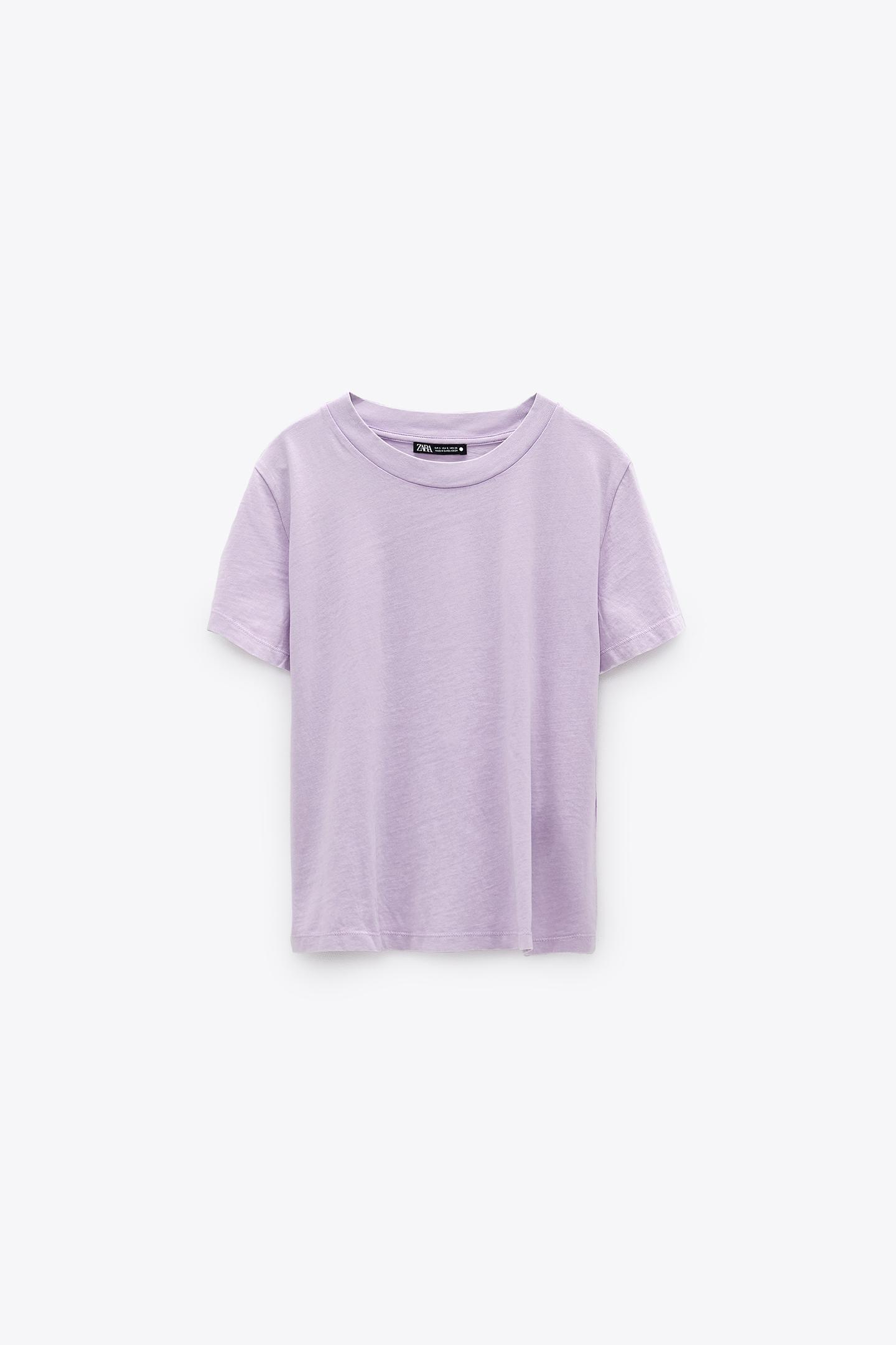 Image 1 of WASHED EFFECT T-SHIRT from Zara