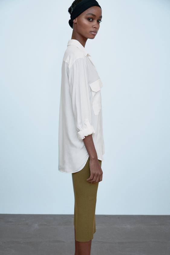 Damen Blusen In Weiss Online Sale Zara Deutschland